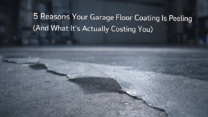 5 Reasons Your Garage Floor Coating Is Peeling (And What It's Actually Costing You)