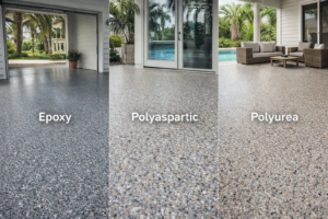 Types of Concrete Coatings Explained | Epoxy, Polyaspartic, Polyurea