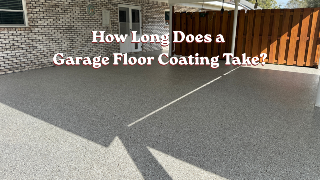 How Long Does a Garage Floor Coating Take? The One Day Install Explained